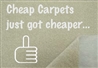 cheap carpets just got cheaper